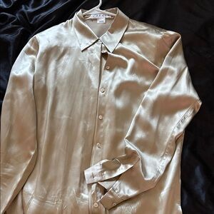 Jaeger Gold Silk Blouse